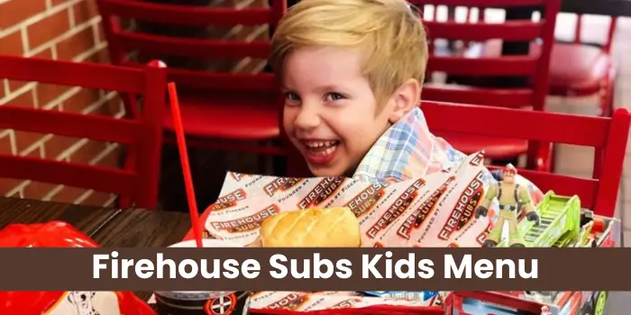 Firehouse Subs Kids Menu